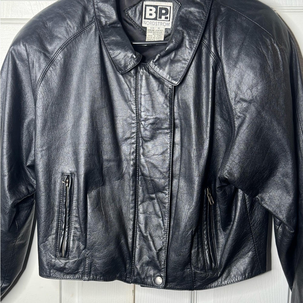 BP Classic Black Leather Jacket - Picture 9 of 16